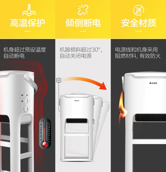 冬季可以在浴室使用的取暖器：艾美特BH2112電暖器！