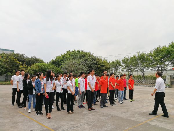 紅橡樹(shù)高端凈音門窗進(jìn)行2018年首場(chǎng)消防演習(xí)活動(dòng)