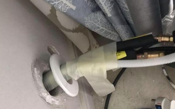 空調掛機排水管與空調眼一樣高，可以嗎？