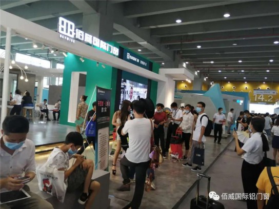 佰威國際門窗驚艷亮相廣州建博會，獲得無數點贊